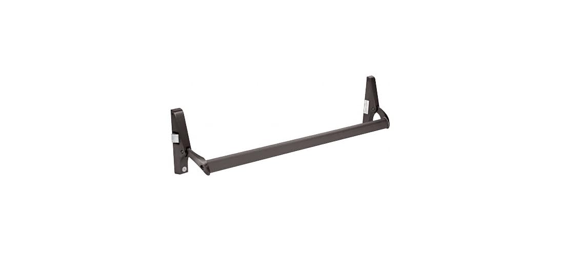 C.R. LAURENCE DL1190LHRDU CRL Dark Bronze Cross Bar Panic Exit
