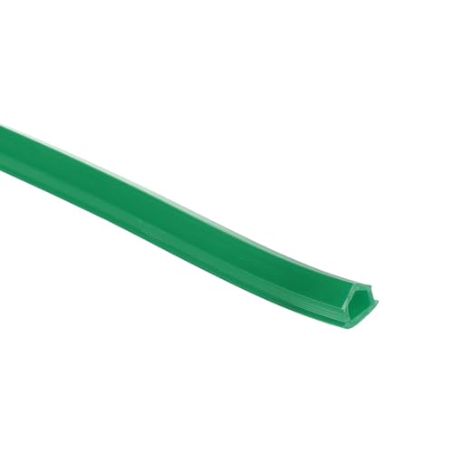 sourcing map Aluminum Profile Slot Cover Green 12M 6mm 2020