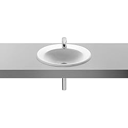 Fregadero Porcelana Roca Roca,Java,Lavabo de porcelana de encimera,Blanco,560mm x 475mm x 190mm,A327863000