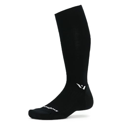 Swiftwick- PURSUIT TWELVE Hiking & Cycling Socks, Winter Sports, Merino Wool Knee High