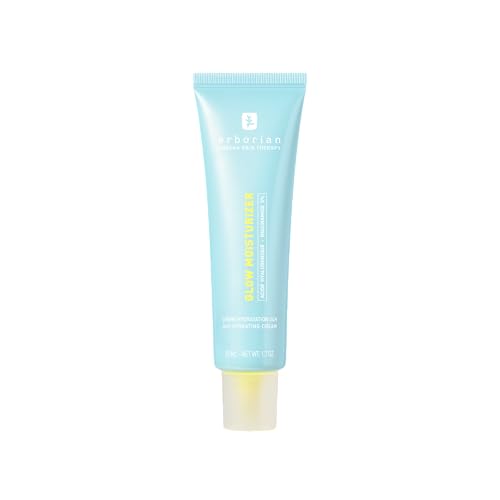 Erborian - Glow Moisturizer - 24H Hydrating Cream - Glass skin effect - Hyaluronic Acid and Niacinamide - 50ml - Korean Cosmetic