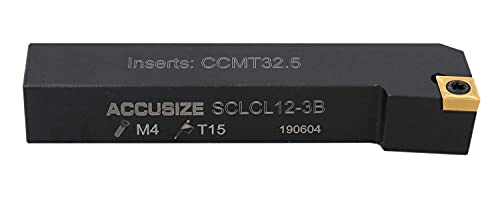 Accusize Industrial Tools 3/4'' Shank 7 Pc Indexable Carbide Turning Tool Set In Fitted Box, 2387-2006 #TOP7