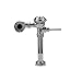 Zurn Z6000-YB-YC Aquaflush Exposed Manual Diaphragm Flush Valve with 3.5 GPF, Sweat Solder Kit, Cast Wall Flange in Chrome