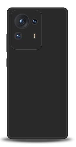 WUACYEAMING Compatible con Xiaomi Mi Mix 4 Case, Funda Silicona Premium Líquida Resistente Arañazos, Antihuellas Dactilares, Prueba Golpes Cover Carcasa de TPU-Negro