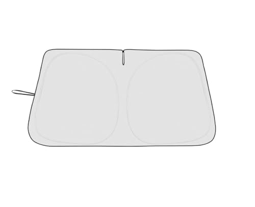 Pare soleil voiture protection solaire de pare-brise pliable avec visière intérieure 140x80