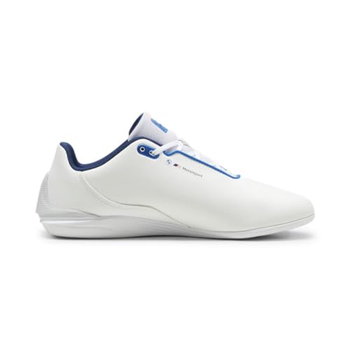 PUMA Puma Mens BMW Motorsport Drift Cat Decima Sneaker, Puma Mens White-Pro Blue-Pop Red, 11