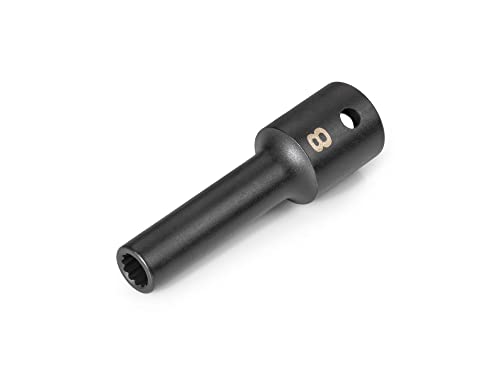 Image of TEKTON 1 /2 Inch Drive x 8 mm Deep 12-Point Impact Socket | SID23308