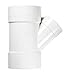 Plastic Trends Reducing Wye 6 " X 6 " X 4 " Pvc