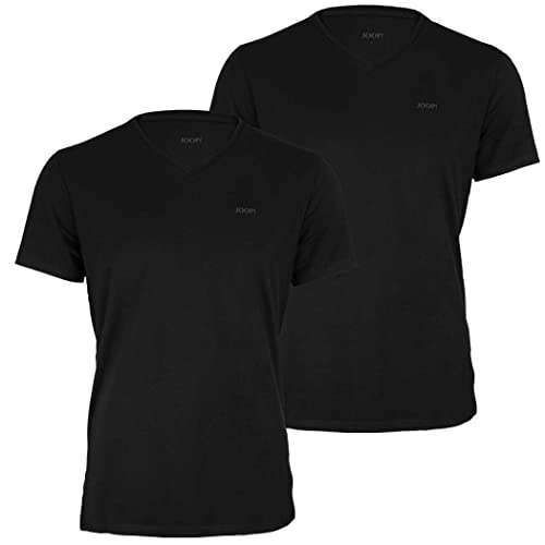 Preisvergleich Produktbild Joop! Herren T-Shirt V-Doppelpack Schwarz Large