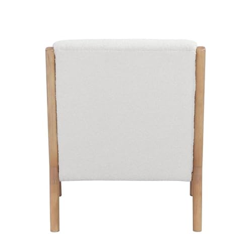 Sillón Lounge Contemporáneo Blanco Textil miniatura 3