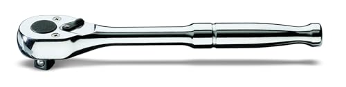 Beta 900 M/55 Reversible Ratchet, 1/4” Drive – Fine‑Tooth Mechanism, Metal Handle, High‑Torque Compact Ratchet for Automotive, Mechanical & Precision Assembly Work