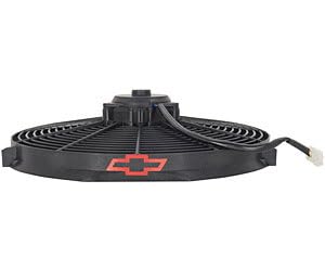 Image of Proform 141-646 16 inch 7 Amp 2,100 CFM Reversible Electric Fan Kit with Red Chevrolet Bowtie Logo