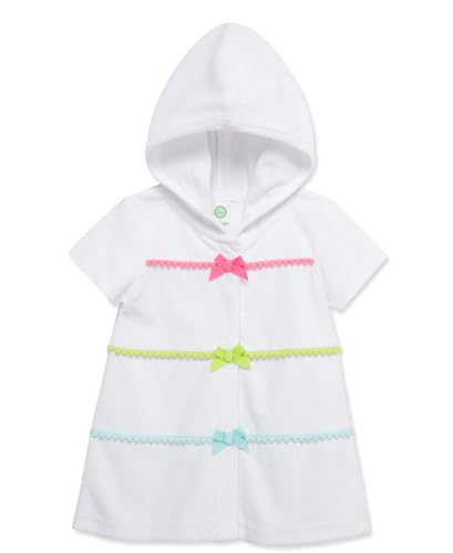 Little Me Clothes for Baby Girls' Swimsuit Hooded Cover-Up, 6 Months - 4 Toddler3