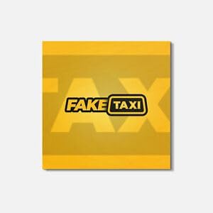 Pack of 6-2 Stickers - Fake Taxi Graphic Vinyl Decal Sticker