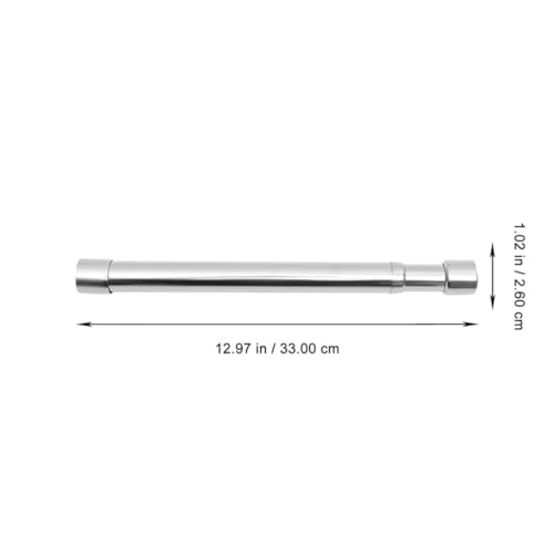 Barra de ropa telescópica GALPADA de acero inoxidable ajustable 31-52cm pack de 2 3