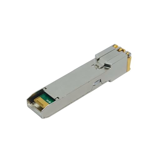 Image of 1000BASE-T RJ45 Copper SFP Transceiver | Gigabit Ethernet SFP Module | Up to 100m | Compatible with Cisco, MikroTik, Ubiquiti, Netgear, D-Link Switches & Routers