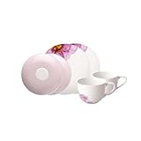 STILVOLL ANRICHTEN: Das 6-teilige Kaffee-Set aus Premium Porzellan eignet sich perfekt zum Genießen von Kaffee- oder Teegetränken.