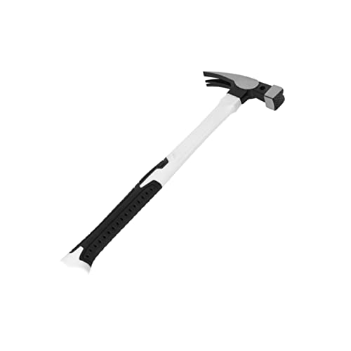 ARTIBETTER Multifunctional Nail Hammer Carpenter Claw Hammer Universal Fixing Hammer Anti-skid Nailing Hammer Multi-purpose Claw Hammer Non-skid Nailing Hammer Plastic White