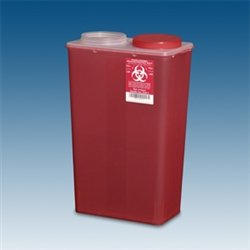 Sharps Container, 14 qt. Red Big Mouth, case/10