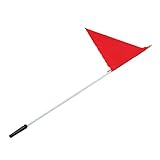 HEALEEP Motocross Fahnenmast Motorrad Fahnenmast Atv Sicherheitsflagge Motorrad Sicherheitsflagge Fahrrad Sichtbarkeitsflagge Offroad Motorradflagge Fahrrad Fahnenmast Atv