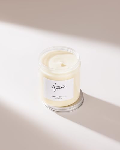 Arami Ore's Cheesecake Dream Butter – Beurre fouetté pour le corps et les cheveux aux huiles de karité, d'amande et de baobab – Hydratation profonde et parfum inspiré du dessert – Pour peaux sèches à