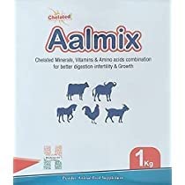 Aalmix - Chelated Mineral Mixture for Cow, Buffalo, Sheep, Goat, Horse and Poultry (1 KG)