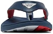 Columbia Men's Rostra Beachcomber PFG, Collegiate Navy/Sunset Red, 12 | Image 2