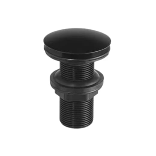 Válvula Ralo Click Preta Black Pia Lavatório Cuba Banheiro P 7/8 ABS