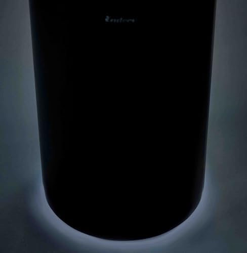 Bild 4 - Enders Terrassenfeuer NOVA LED L BLACK, Gas Terrassenfeuer mit Ambientebeleuchtungen, ECO GREEN Brenner-Technologie und exzellentem Design, H102cm Ø 62cm, Schwarz #5601