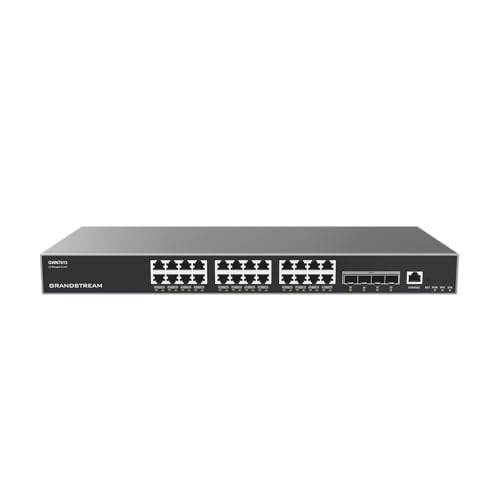 Grandstream GWN7813 | 24-Port Gigabit Ethernet Layer 3 Managed Network Switch