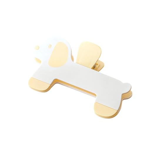 Adorable clip de lectura con temática de perro, ajustable, herramienta de estudio adecuada para revistas, materiales de estudio, abrazadera multiusos para libros de perro