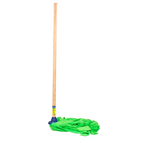 Recopilación de Trapeador de Microfibra favoritos de las personas. 40 Foy LIM01M Trapeador de microfibra con bastón de madera 120 cm, 470 gr