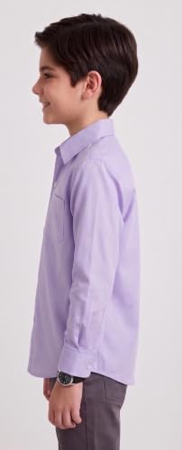 Image of Shirt for Kids | Long Sleeve Club Collar Shirts | Formal and Casual Wear | Stylish Solid Shirt for Boys and Girls | Regular Fit Buttoned and Chest Pocket
