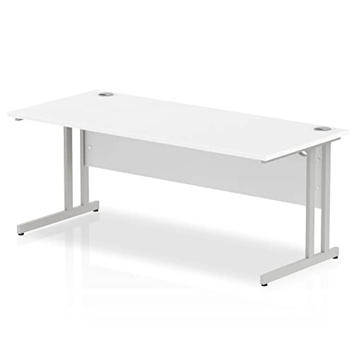 I000308 - Dynamic Impulse Cantilever 1800 Rectangle Desk White