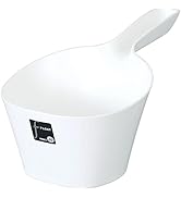 新輝合成 トンボ フロート 手桶 Ag 抗菌 乾きやすい 吊れる フック穴付 1.1L ホワイト 幅16×奥行26.6×高さ12.4cm 日本製