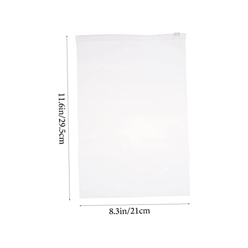 100pcs Travel Sealed Storage Pouches Transparent Clothing Organizer Bags for Packing Clothes Socks and Accessories Easy-open Design for Travel and Home Use2