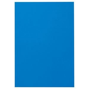 (まとめ) TANOSEE 色画用紙 四つ切 あお 1パック(10枚) 【×15セット】 ds-1577663