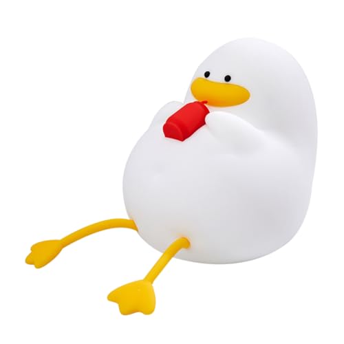 Lámpara de Mesa de Noche con Luz Suave de Pato de Silicona miniatura 1
