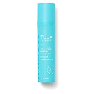 TULA Skin Care Secret Solution Pro-Glycolic 10% pH Resurfacing Toner – Face Toner to Gently Exfoliate and Hydrate Skin, with Proprietary Blend of Probiotics and Glycolic Acid, 2.7 oz.
