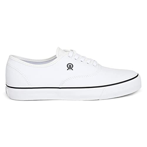 Tenis Unissex Rainha Mont Car IV, Branco/Preto, 41