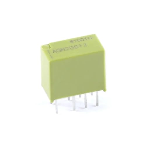 Relé de señal AGN20012 12V de 10 pines para placas de circuito electrónico DIP8