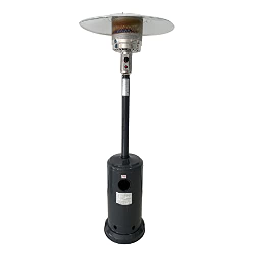 Gardenwize - Freestanding Gas Patio Heater, Infrared Heater Gas Power with Ignition Lighter - Garden, Outdoor, Gazebo Heater (Freestanding Patio Heater)