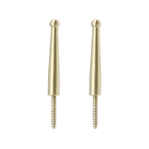 Alipis 2 Piezas Ganchos de Latón Dorado para Puerta y Pared, Resistentes Oxidación, Acabado Delicado, Ideales para Cocina, Baño y Vestidor Hogar