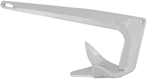 ISURE MARINE Hot Dipped Galvanized Steel Anchor Bruce Claw Force ...