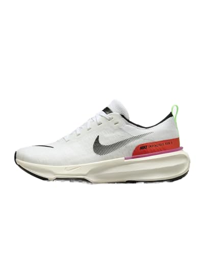 Nike ZoomX Invincible Run Flyknit 3 - Tenis para hombre, blanco/rojo (White/University Red), 7.5