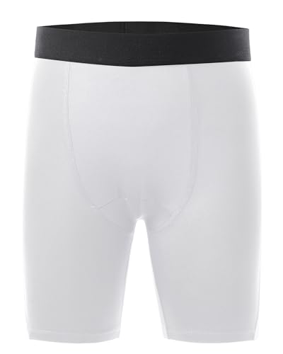 Youth Boys' Compression Shorts, Performance Kids Basketball Underwear, Athletic Base Layers for Soccer Running Sports2