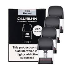 Caliburn G3 / GK3, Cartridge, Pod-Kartusche, 2 ml, 0,6 Ohm, 4er Pack