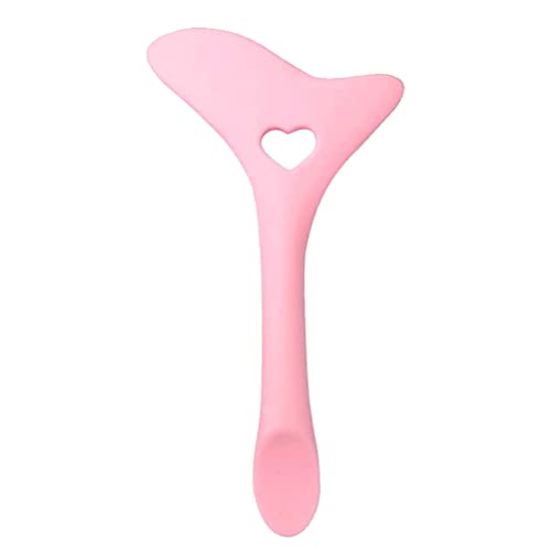 Silicone Aid Stencils Wing Tips Reusable Silicone Tool Mascara Drawing Aid Makeup Tool Applicator Tool (pink)