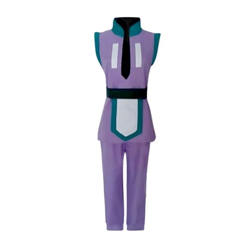 Noowye Disfraz de anime Shalnark para cosplay, uniforme, disfraz de Halloween, disfraz de anime, actuación, disfraz unisex para adultos (lila, S- XXL)