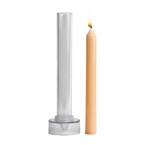 Stampo per candele - 20 cm forma riutilizzabile affusolata, silicone artigianale antiaderente, kit fai da te | artigianali per principianti donne adulti decorazione di Natale della chiesa